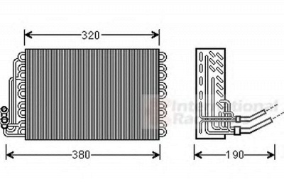 VAN WEZEL 3000v462 -  Испаритель, кондиционер